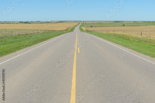 Fototapeta Road Through the Plains