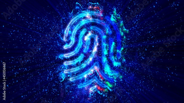 Fototapeta Fingerprint