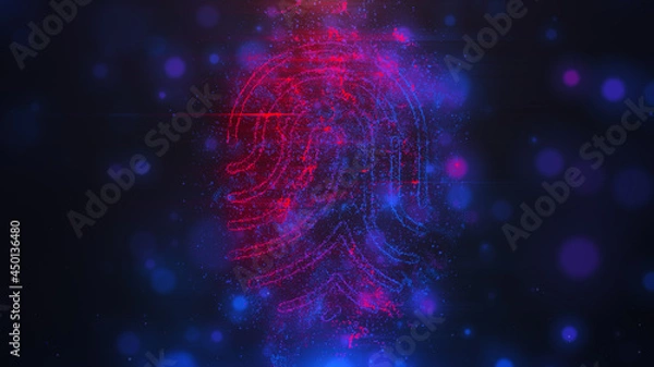 Fototapeta Fingerprint