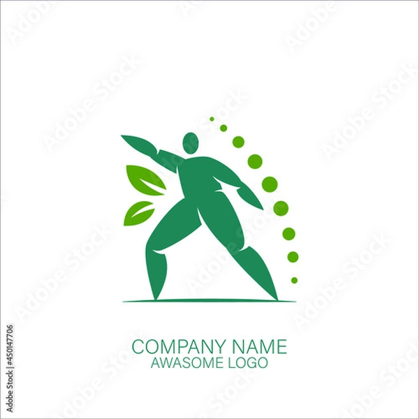 Obraz green company logo