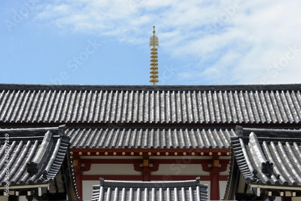 Obraz 四天王寺　五重塔の相輪　大阪市天王寺区