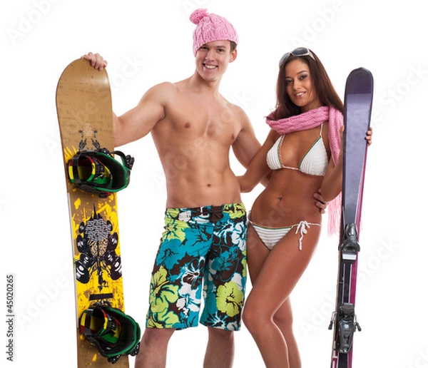 Obraz akcesoria zimowe