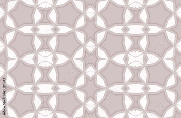 Obraz seamless pattern in beige tones on a light background