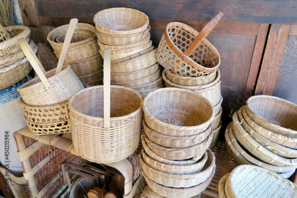 Fototapeta 竹かご