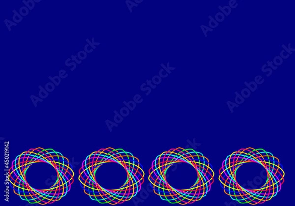 Fototapeta background with circles multi color 