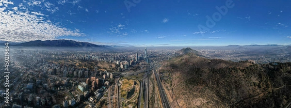 Obraz sunset over the mountains