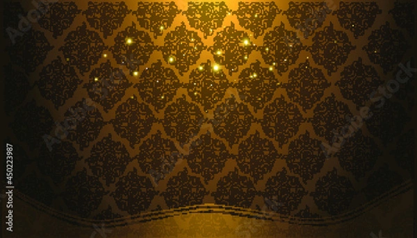 Fototapeta Background elegant creative thai pattern modern.
