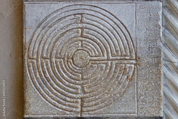 Obraz Labirinto di pietra