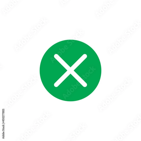 Fototapeta Green check mark icon. Vector check icon