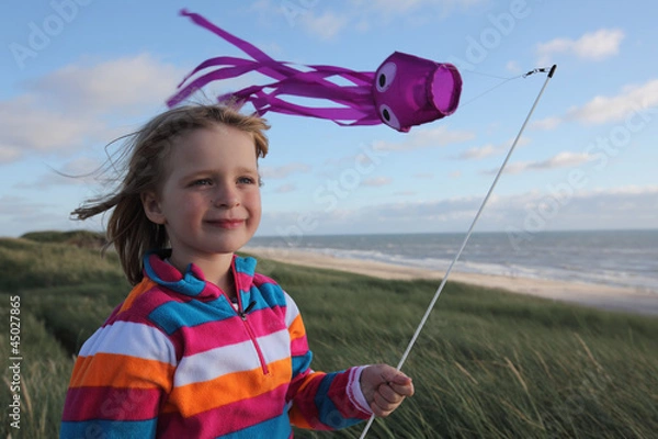Obraz kind am strand