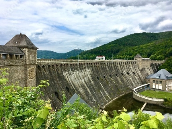 Obraz dam on the river