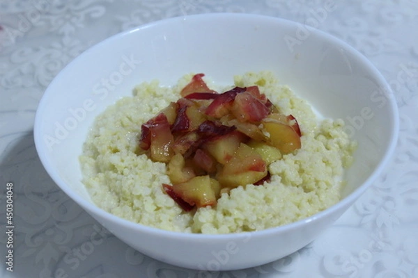 Obraz porridge with apples