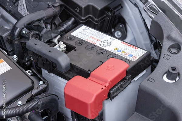 Obraz ハイブリッド車　バッテリー