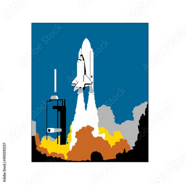 Obraz Take off the shuttle