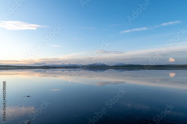 Obraz sunset over the lake