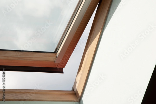 Fototapeta window with a sky