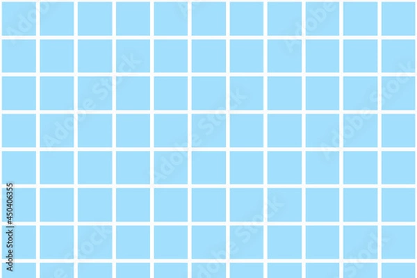 Fototapeta blue tiles texture, seamless pattern with squares, blue fabric, blue background with squares	
