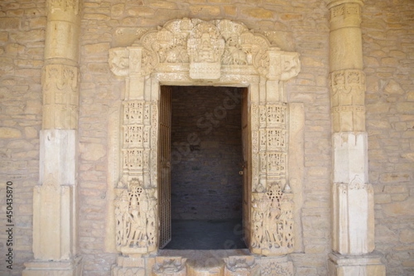 Fototapeta インド　世界遺産ラージャスターンの丘陵要塞群　チットールガルフォート