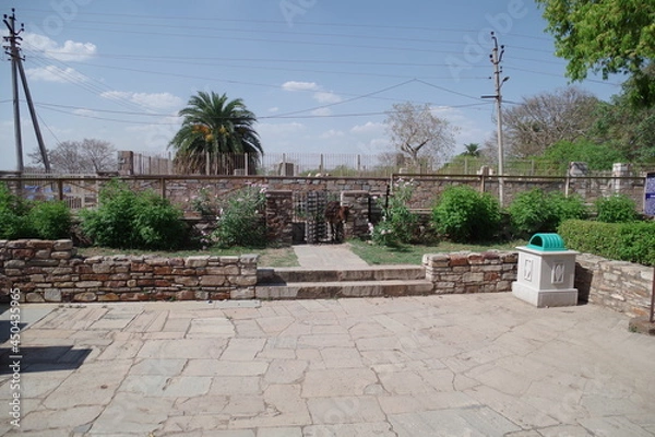 Fototapeta インド　世界遺産ラージャスターンの丘陵要塞群　チットールガルフォート