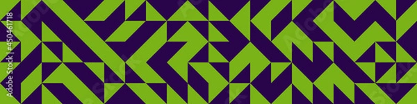 Fototapeta Abstract Geometric Pattern generative computational art illustration