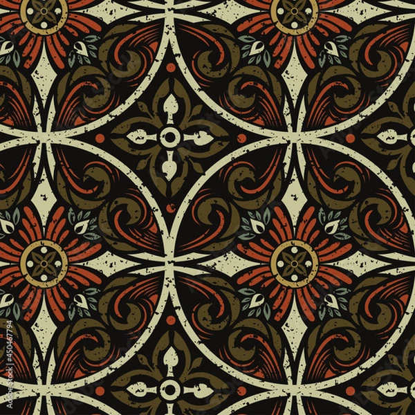 Fototapeta Abstract Colorful Bohemian Pattern