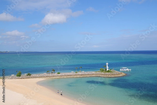 Fototapeta lighthouse on the beach
