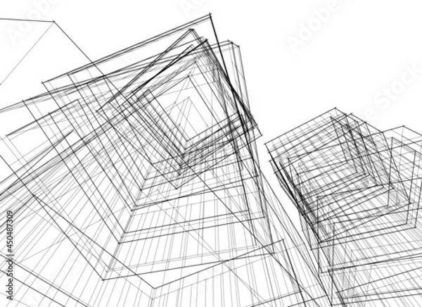 Fototapeta architecture design