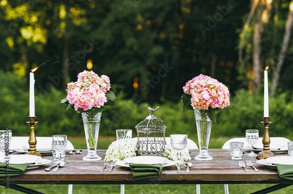 Obraz Vintage Table Setting