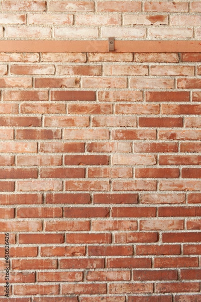 Obraz Red brick wall background wallpaper