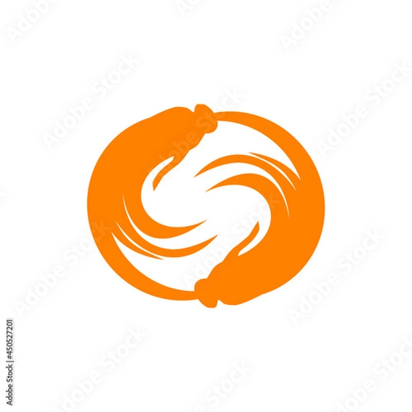 Fototapeta Ginseng product logo design template