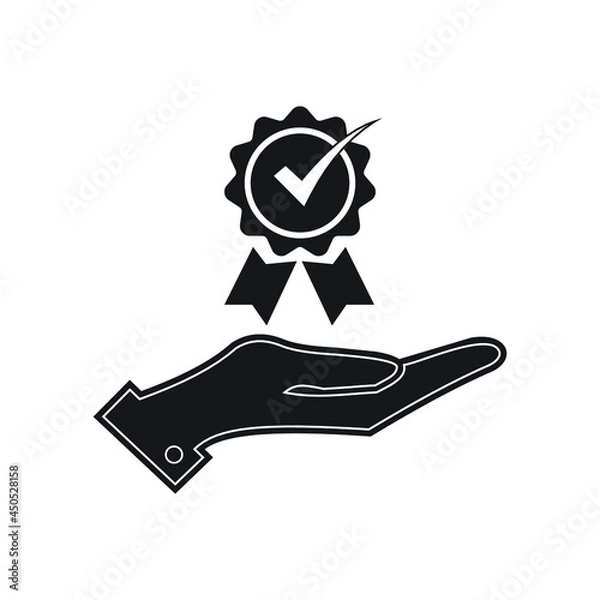 Fototapeta Service offer - Check best option - Minimal icon