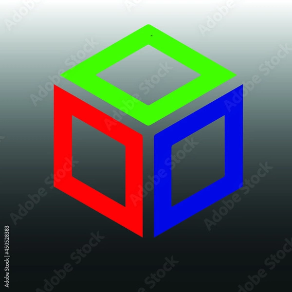 Obraz rgb design logo