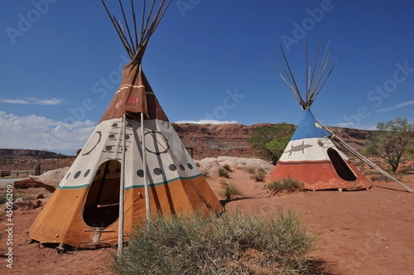 Fototapeta tepee