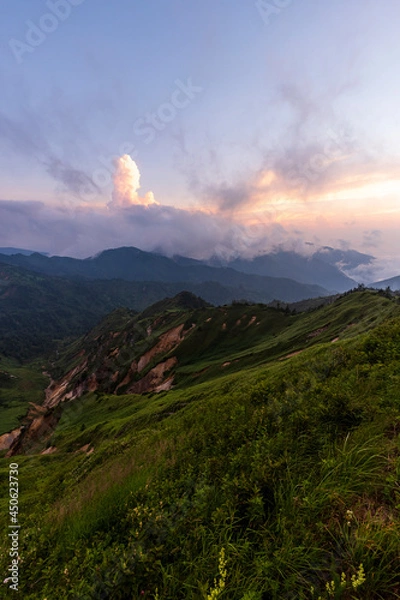 Fototapeta 横手山からの風景