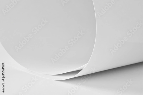 Fototapeta A sheet of paper in black and white.