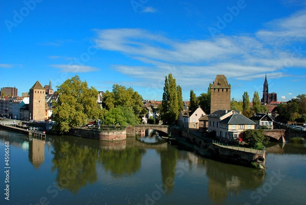 Fototapeta Strasbourg quai Vauban