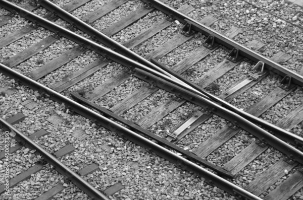 Obraz Croisement de rails