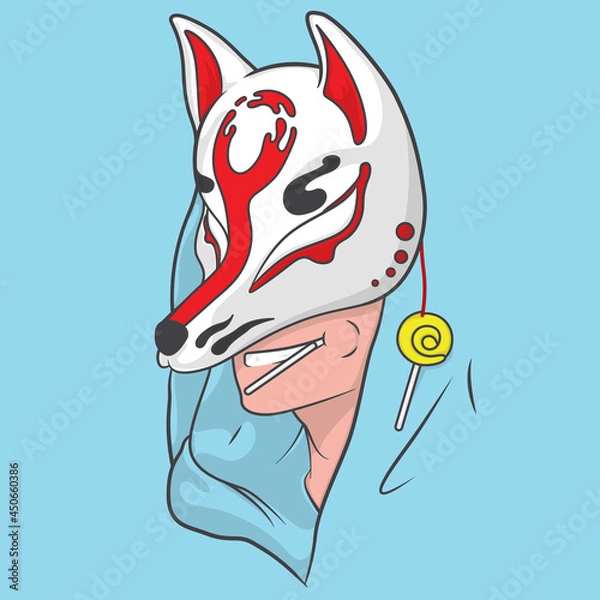 Obraz Fox Mask Vector