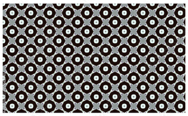 Fototapeta black and white seamless pattern