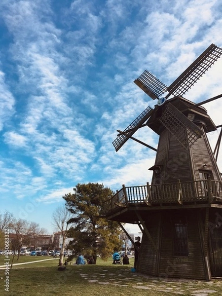 Obraz old windmill in the country