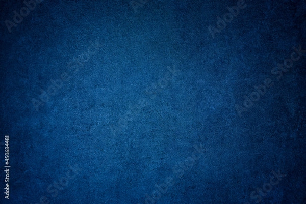 Obraz Dark Blue Background - Dark Blue Rough Background - Natural Surface