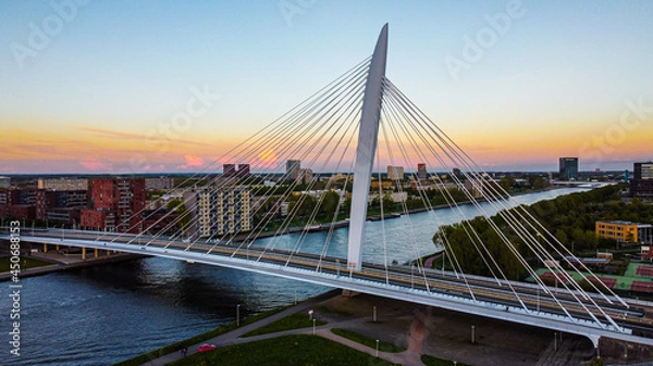 Obraz bridge at sunset