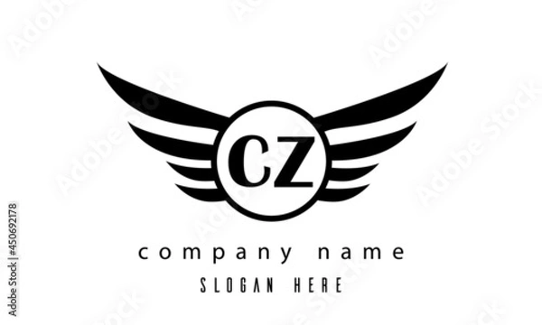 Obraz CZ wings latter logo