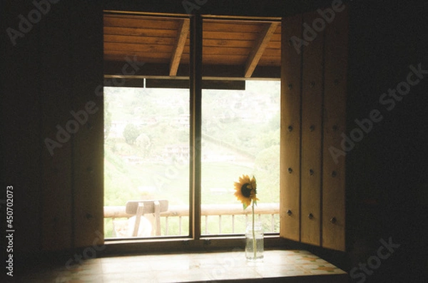 Obraz window in cabin