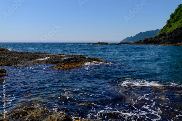 Fototapeta 北海道の夏の海岸