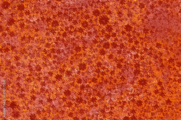 Obraz the texture is bright red with zigzags on the surface