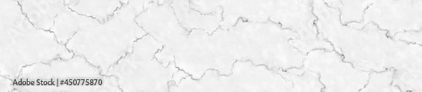 Fototapeta Panorama natural white marble stone texture for background or luxurious tiles floor and wallpaper decorative design.Marble with high resolution.