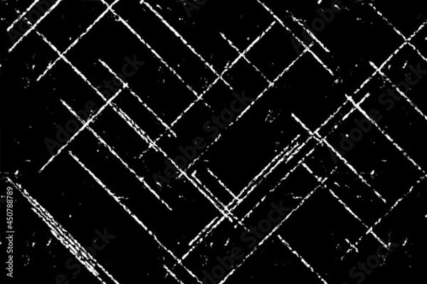 Fototapeta Grunge black and white texture.Overlay illustration over any design to create grungy vintage effect and depth. For posters, banners, retro and urban designs.Grunge Texture Vector