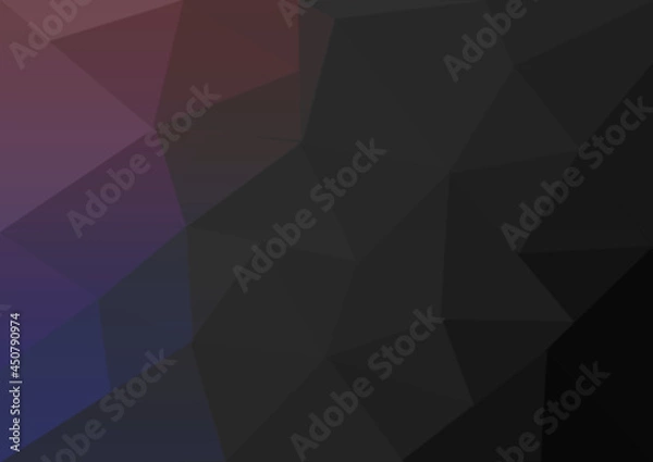 Obraz Lowpoly Background Dark