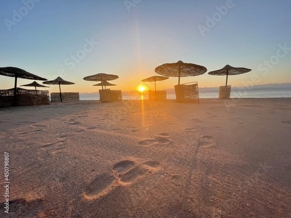 Obraz sunrise at the beach